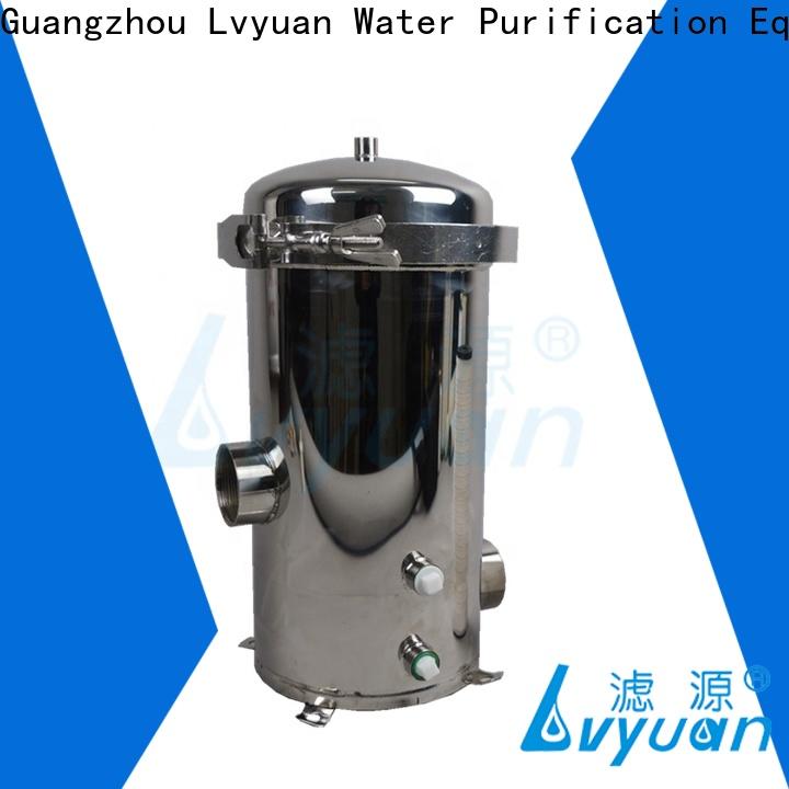 Lvyuan stainless steel cartridge filter housing manufacturers for water Purifier