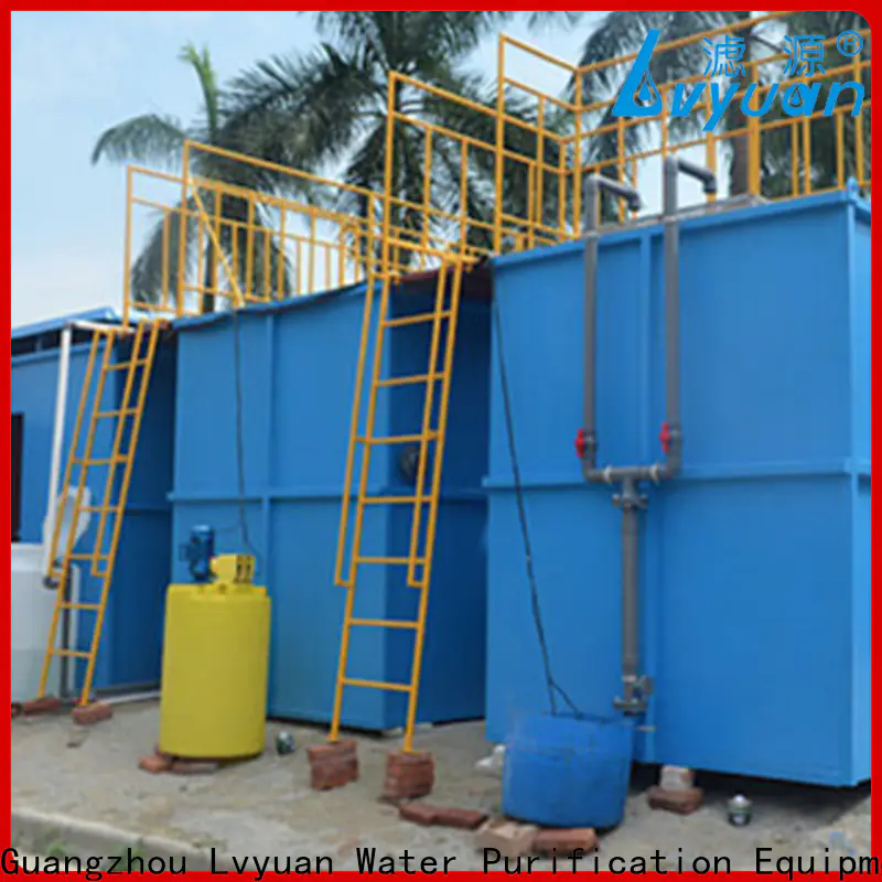 Lvyuan High quality primary waste water treatment suppliers for sea water