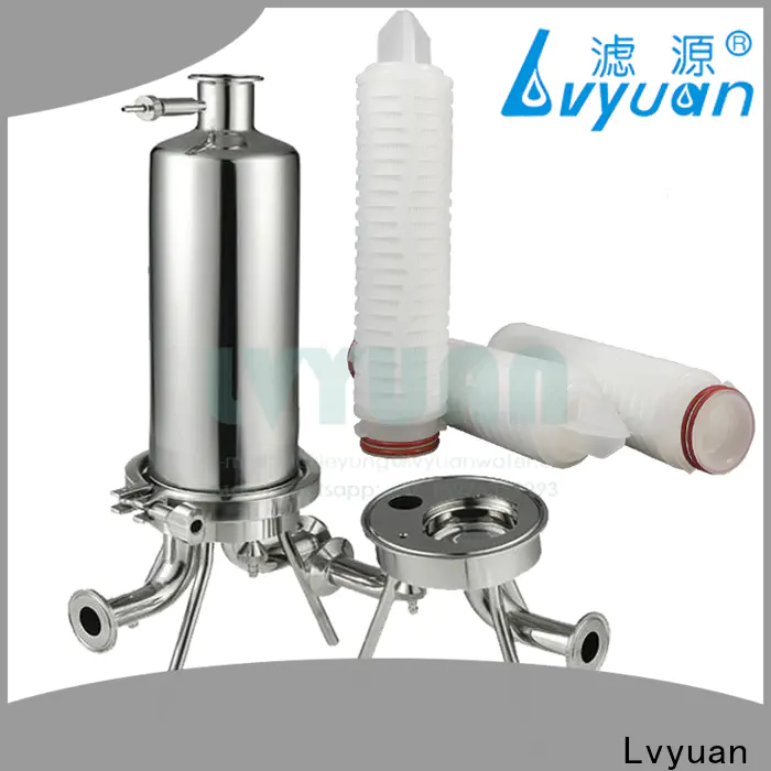 Lvyuan New pleated water filter cartridge factory for desalination