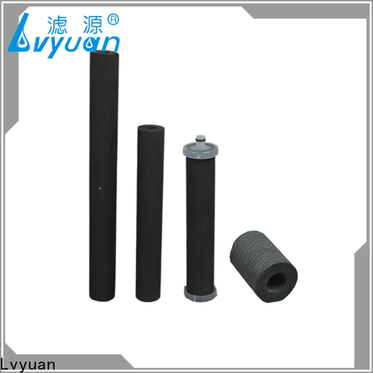 Lvyuan carbon block filter cartridge manufacturers for industry
