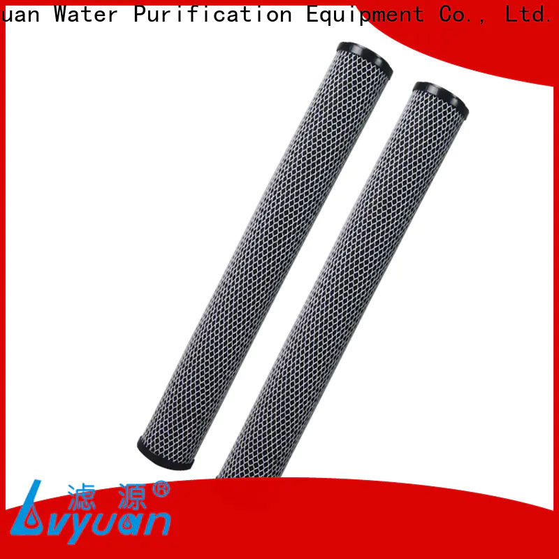 Lvyuan carbon block filter cartridge wholesale for industry