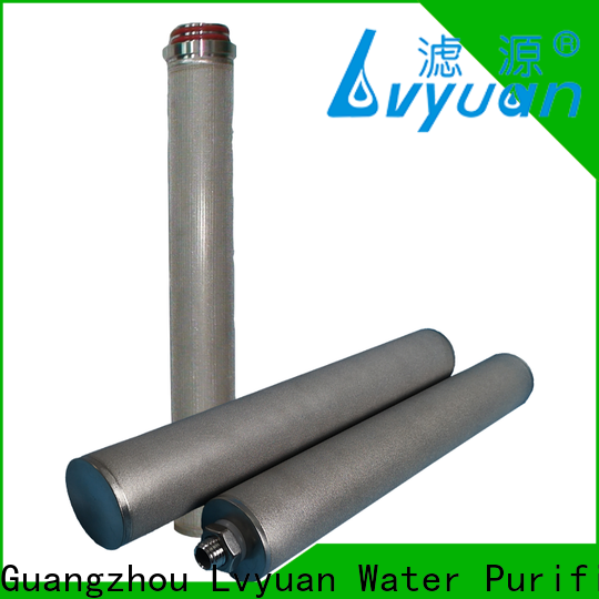 Lvyuan sintered stainless steel filter elements exporter for water Purifier