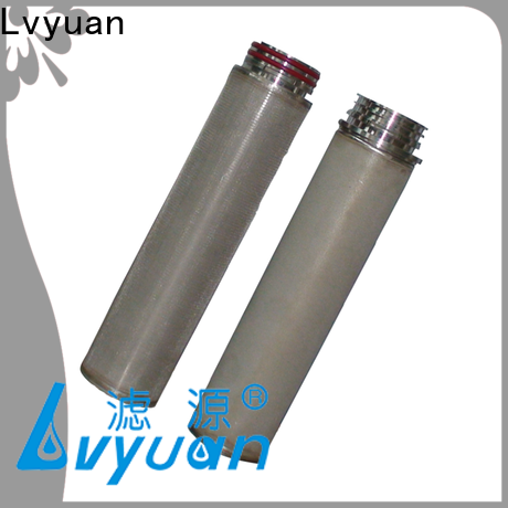 Lvyuan stainless steel sintered filter cartridge wholesaler for water