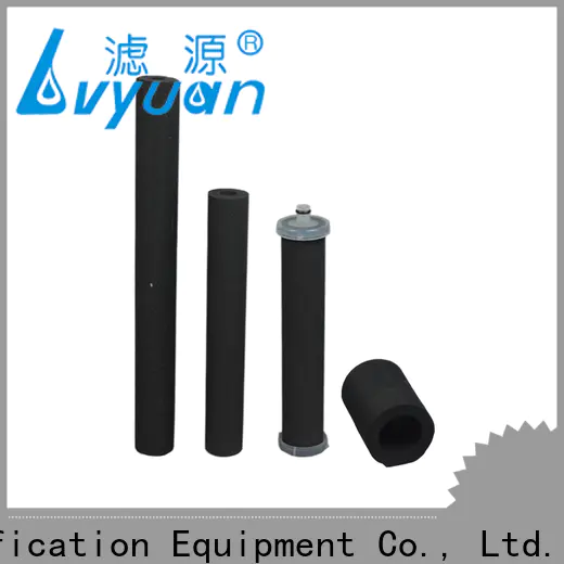 Lvyuan Customized sintered plastic filter exporter for purify