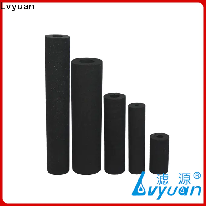 Lvyuan carbon block filter cartridge manufacturers for water Purifier