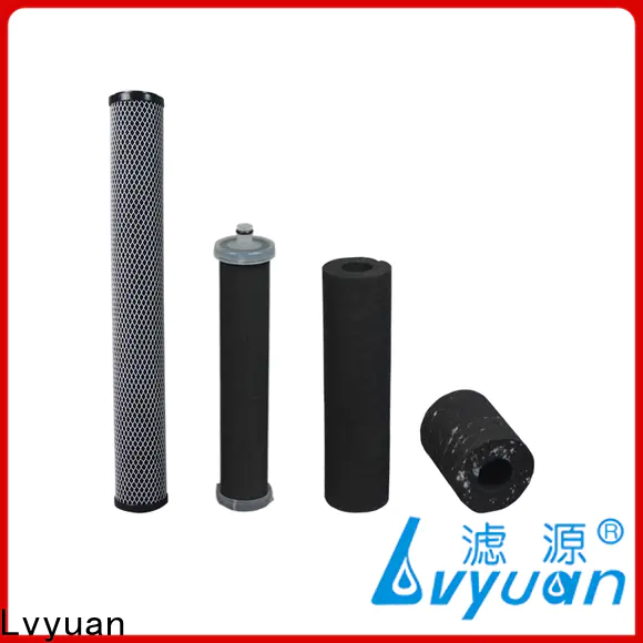 Lvyuan carbon block filter cartridge manufacturers for sea water