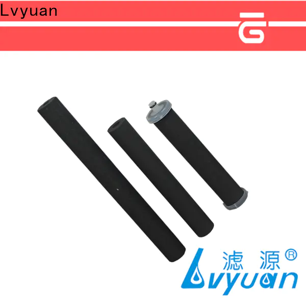 Lvyuan carbon block filter cartridge exporter for water purification