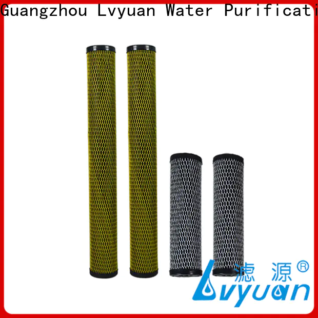 Lvyuan carbon block filter cartridge factory for industry