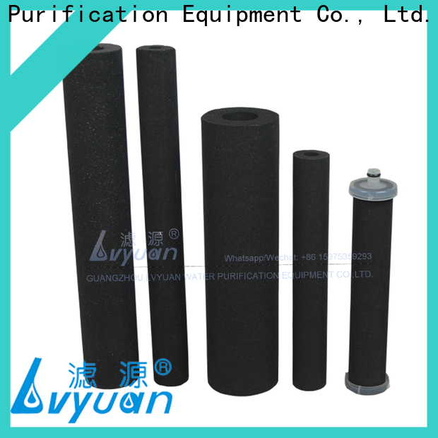 Lvyuan sintered filter cartridge replace for water purification