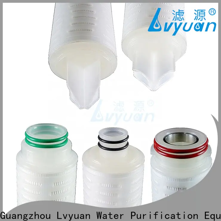 Lvyuan New pleated water filters exporter for industry