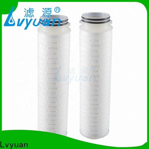 Lvyuan pleated filter cartridge exporter for water Purifier