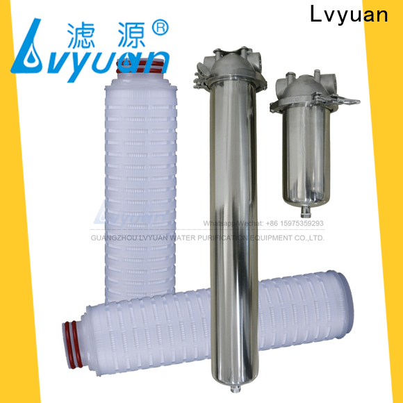 Lvyuan pleated sediment filter suppliers for water purification