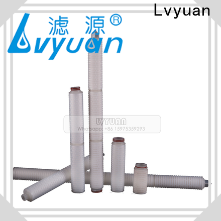 Lvyuan Hot sale pp pleated filter cartridge replace for water