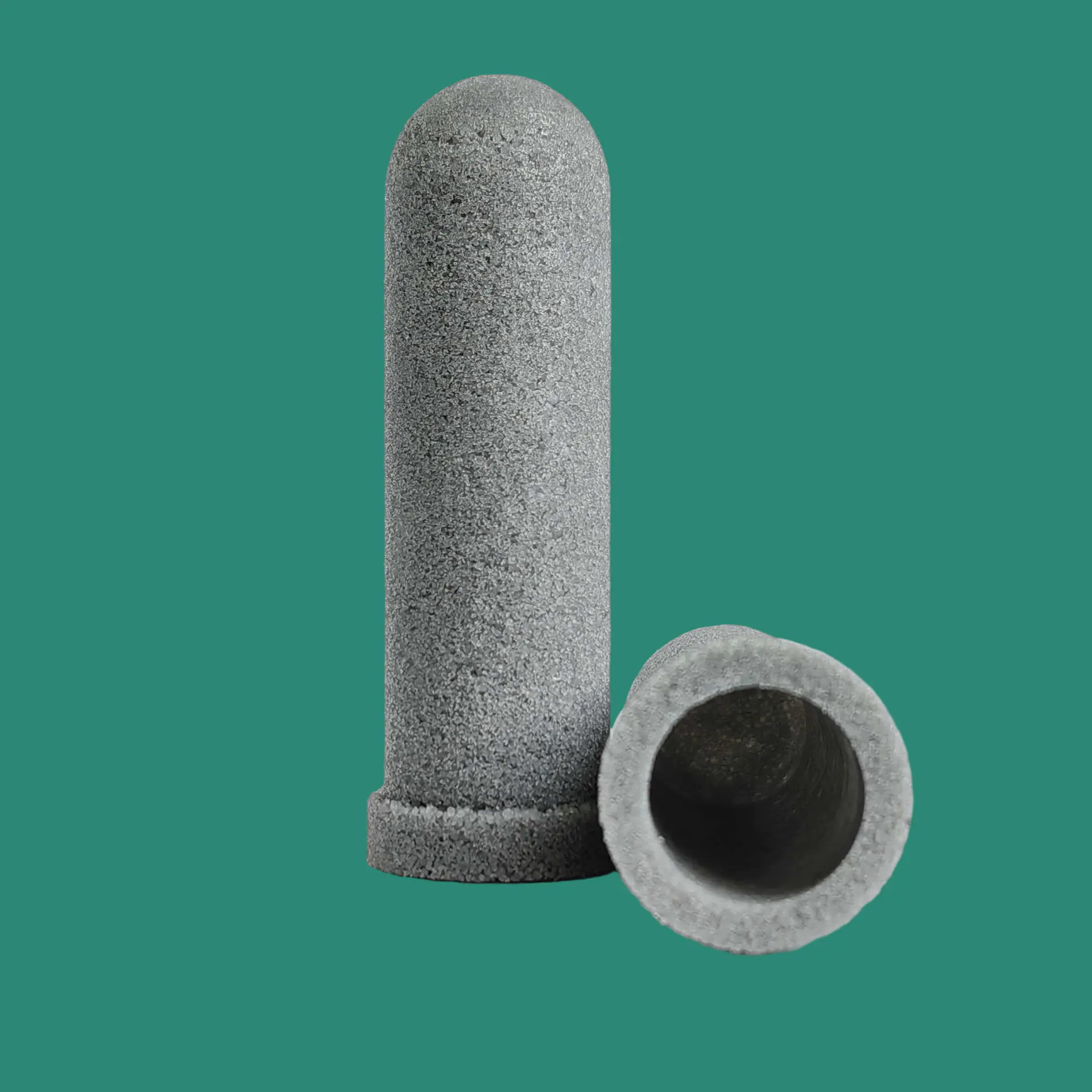 Porous Industrial Solid Liquid Filtration Sintered White Black PE Filter Cartridge