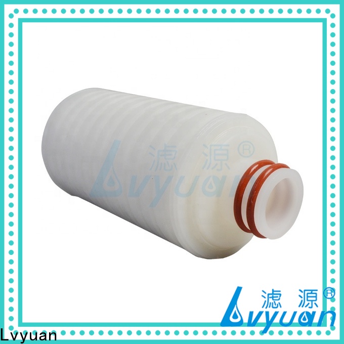 Lvyuan Cost-effective 20 micron pleated water filter directly sale for water purification
