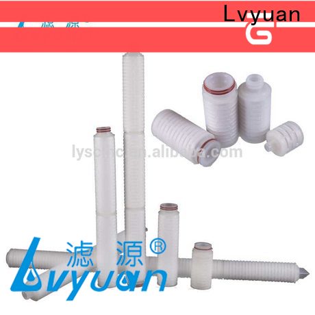 Lvyuan Factory Price pleated filter cartridge with custom services for sea water