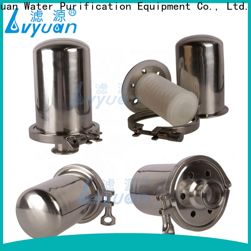 Lvyuan Filter Hot sale ss cartridge filter housing factory price for water purification