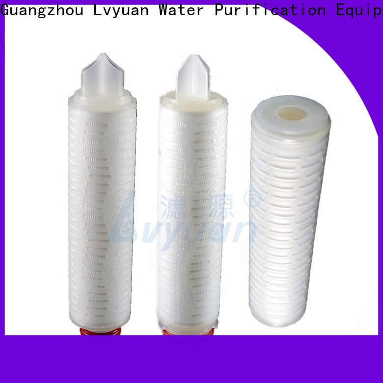 Lvyuan Filter Factory Price pleated water filters for desalination