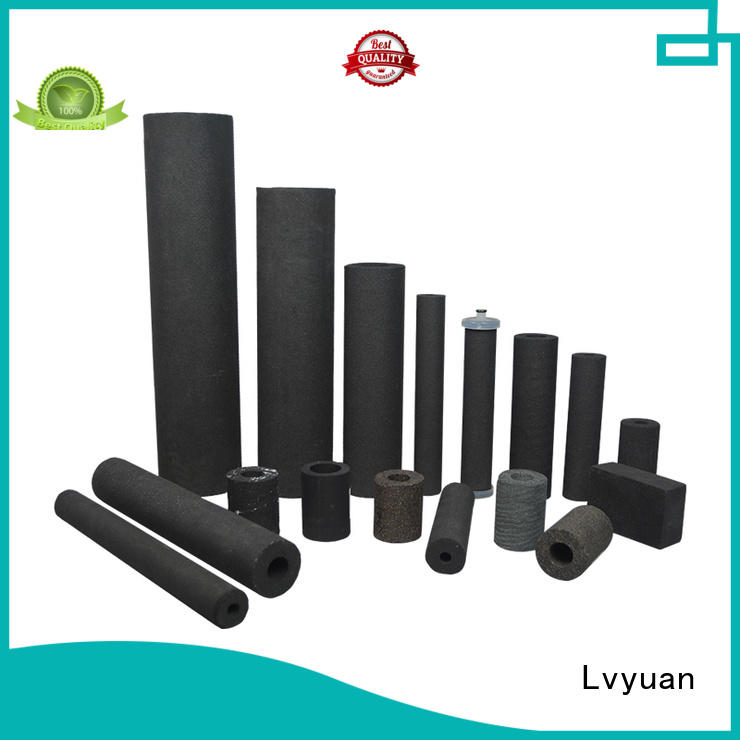 activated carbon sintered carbon water filter supplier for food and beverage