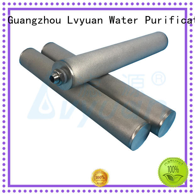 sintered stainless steel filter rod for sea water desalination Lvyuan
