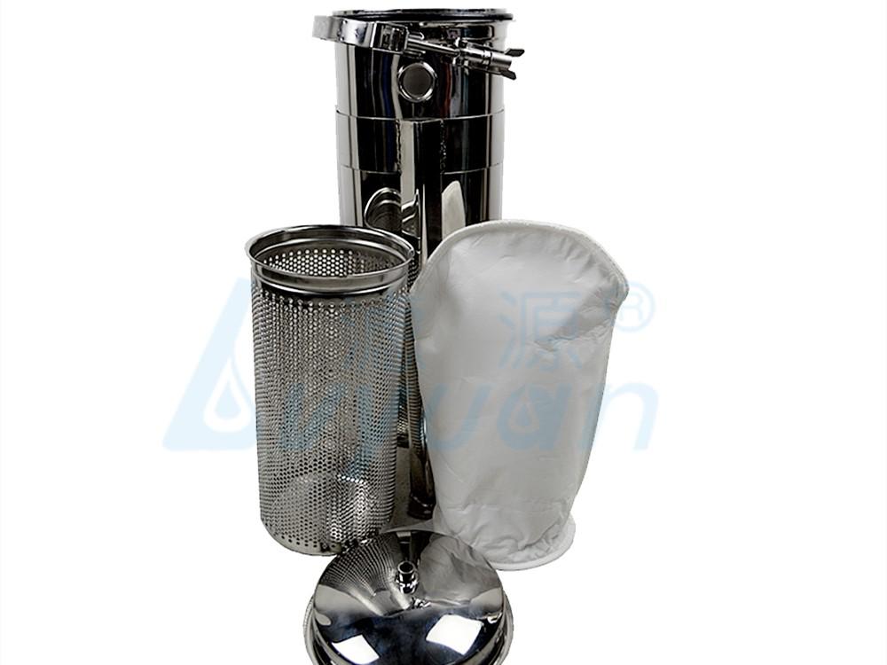 ss304 stainless steel water bag filter housing for beverage filtration
