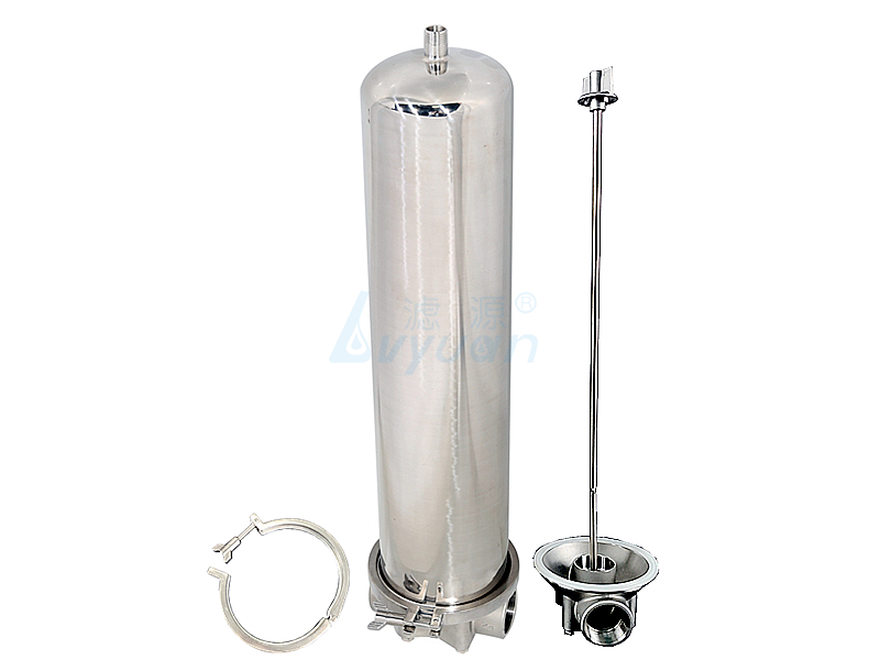 titanium ss cartridge filter housing with fin end cap for oil fuel-3