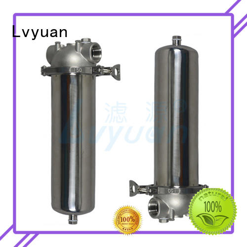 Lvyuan stainless steel cartridge filter housing rod for sea water treatment