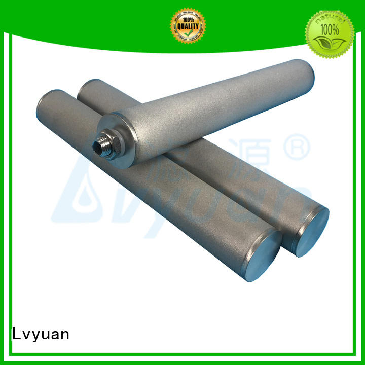 Lvyuan activated carbon sintered filter suppliers manufacturer for industry