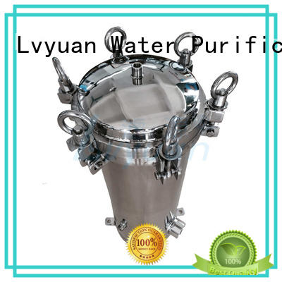 Lvyuan professional ss cartridge filter housing manufacturer for sea water treatment