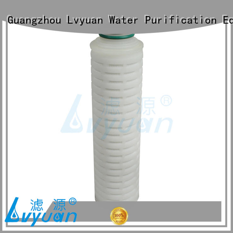 cartridge pleated polypropylene filter cartridge pleated for Lvyuan