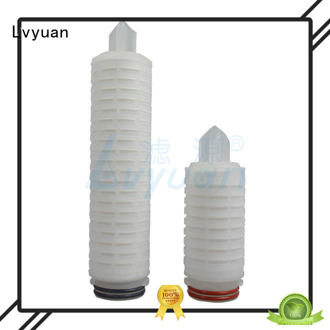 Lvyuan membrane pleated filter supplier for organic solvents