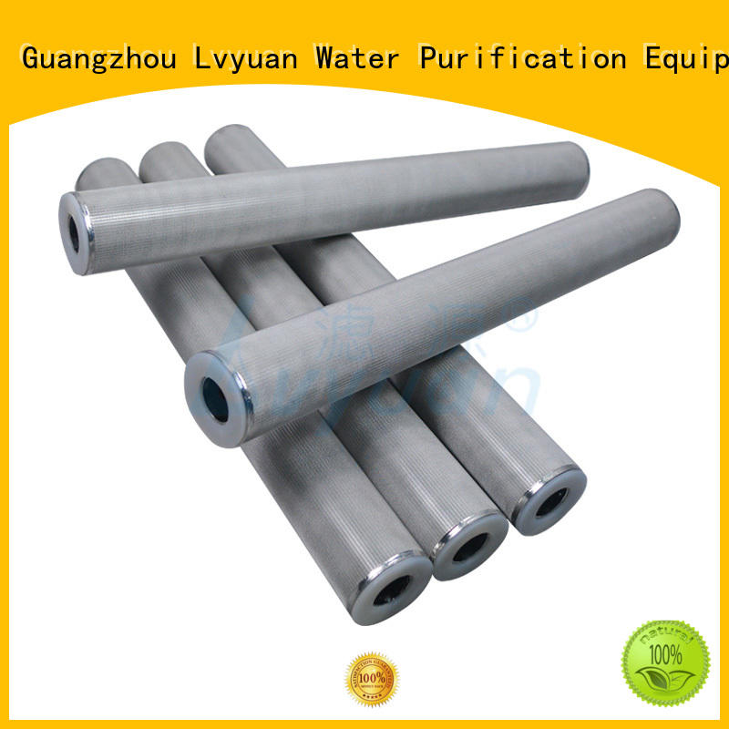 high quality sintered metal filter elements manufacturer for food and beverage Lvyuan