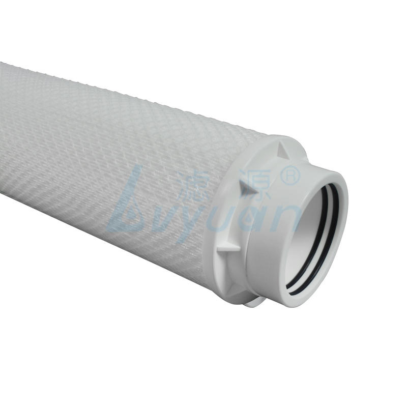 40 inch High flow pleated cartridge filter for industrial liquid filtration