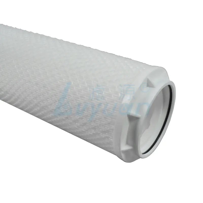 40 inch High flow pleated cartridge filter for industrial liquid filtration
