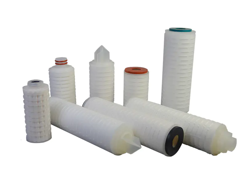 pvdf pleated filter manufacturers with stainless steel for food and beverage