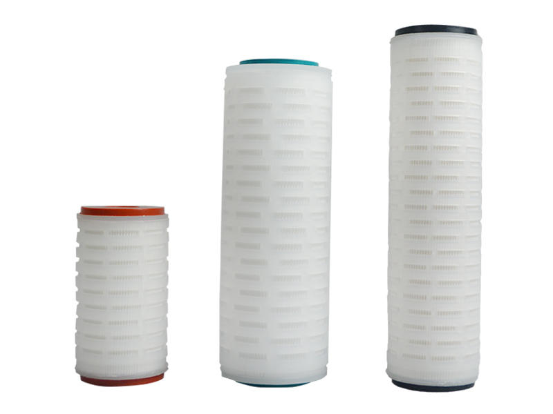 Lvyuan ptfe pleated filter cartridge with stainless steel for liquids sterile filtration