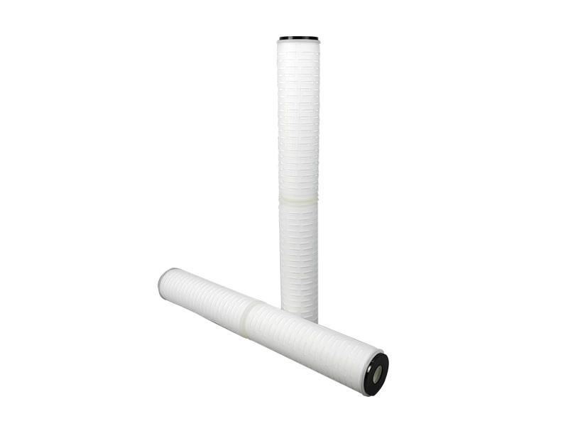 ptfe pleated filter element with stainless steel for diagnostics