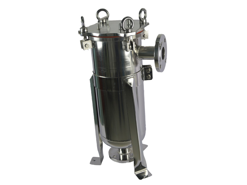 professional stainless water filter housing with fin end cap for industry-2