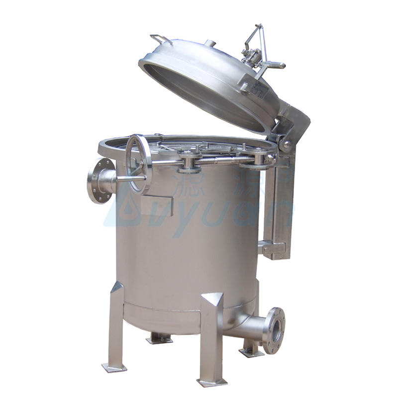 Stainless steel multi bag filter housing for water treatment