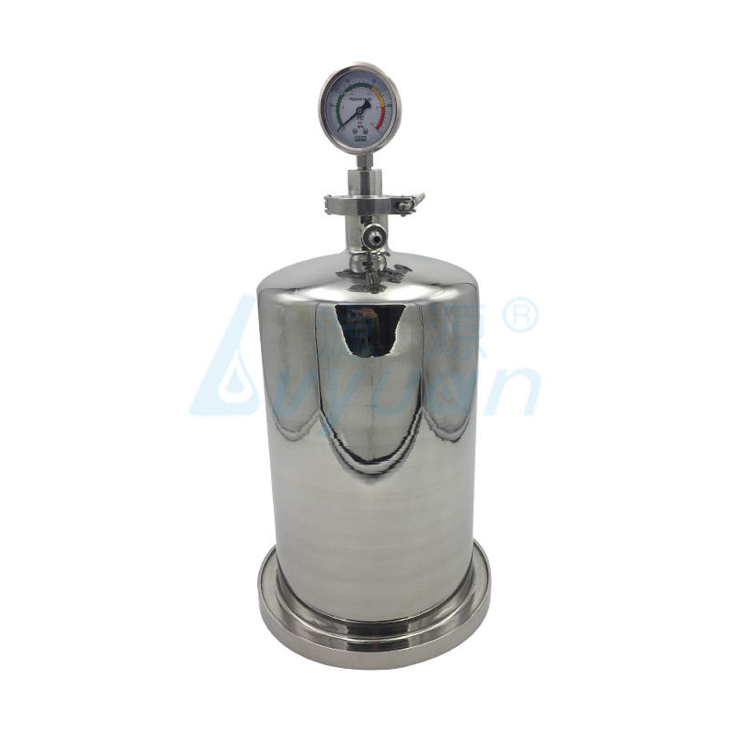 10 inch Sanitary stainless steel filter housing with pleated filter cartridge