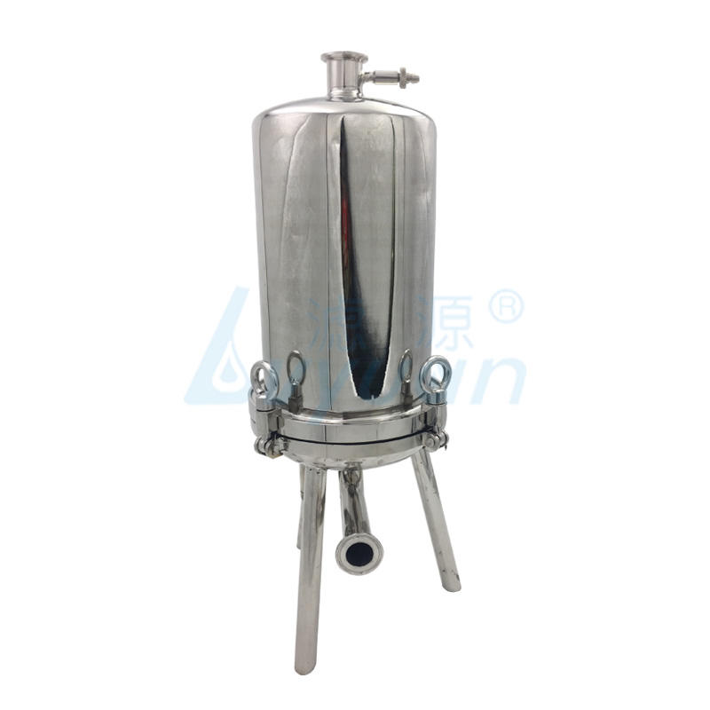 10 inch Sanitary stainless steel filter housing with pleated filter cartridge