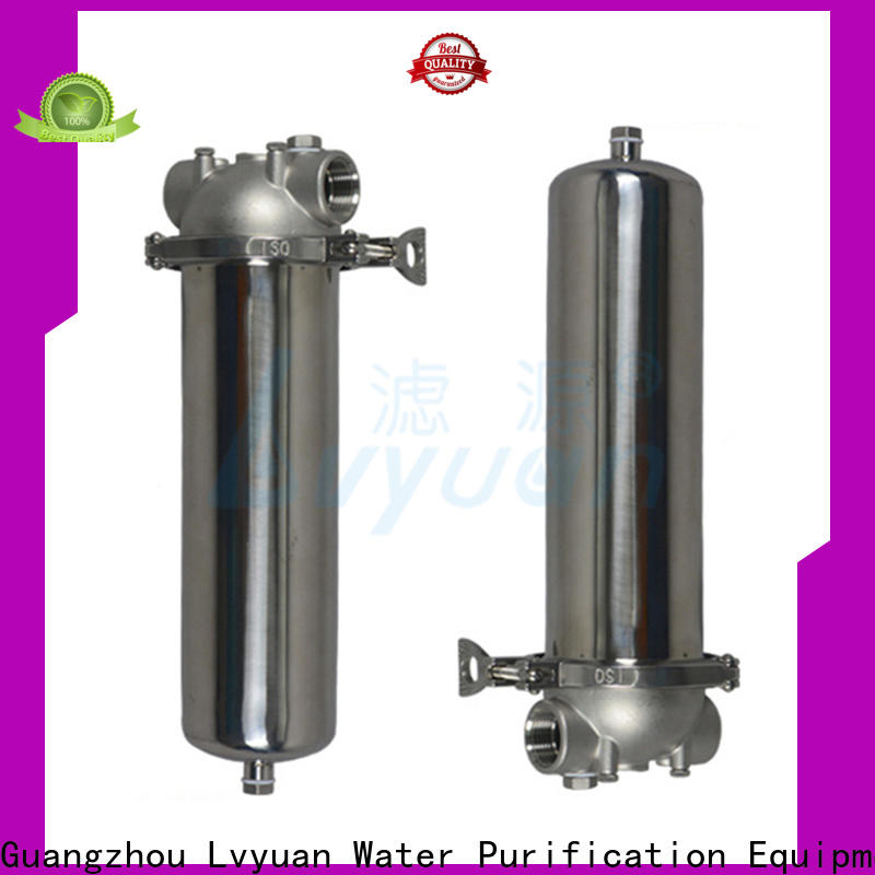 Lvyuan professional ss cartridge filter housing with fin end cap for oil fuel