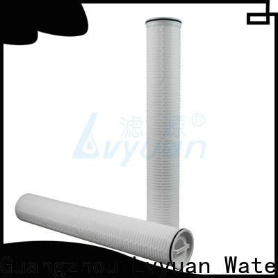Lvyuan pall high flow pleated filter cartridge supplier for sea water desalination