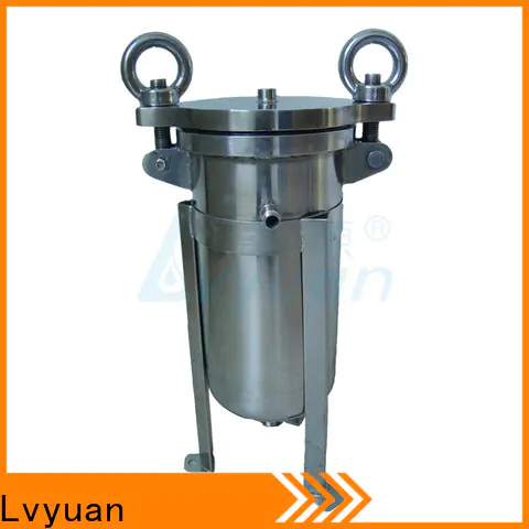 professional stainless steel filter housing with fin end cap for sea water treatment