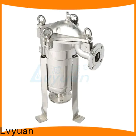 Lvyuan ss filter housing with fin end cap for sea water treatment
