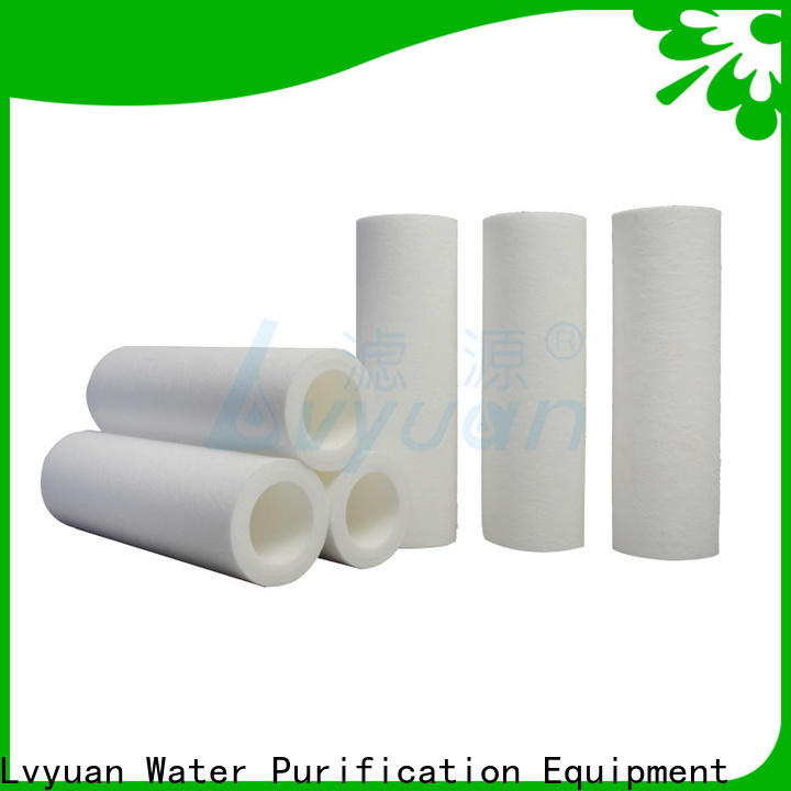 Lvyuan safe pp melt blown filter cartridge manufacturer for food and beverage