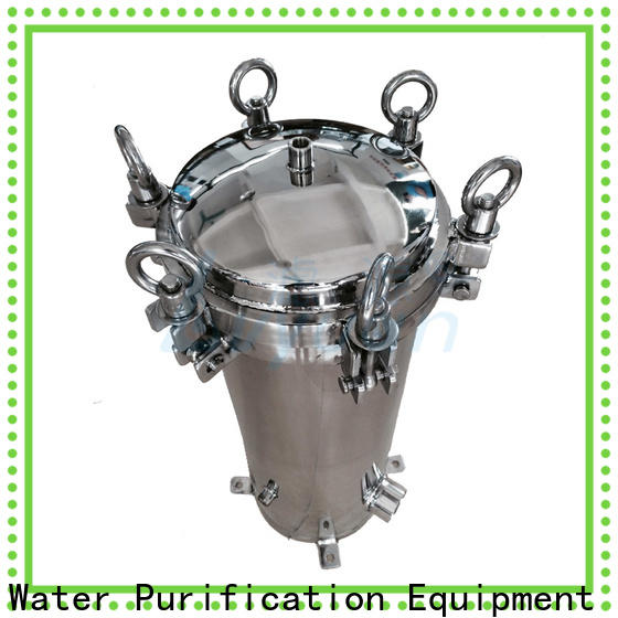 Lvyuan efficient stainless water filter housing with fin end cap for industry