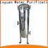 high end stainless water filter housing with fin end cap for sea water desalination