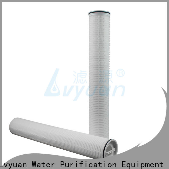 Lvyuan high flow pleated filter cartridge park for sea water desalination