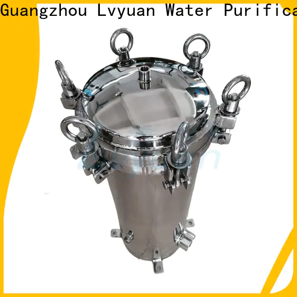 Lvyuan professional stainless steel water filter housing housing for food and beverage